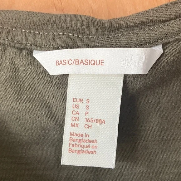 H&M Olive Green Women's Tee Shirt Dress - Picture 3 of 9